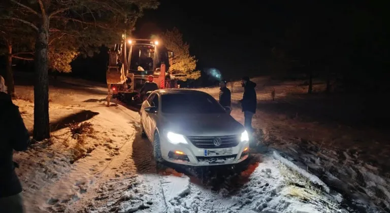 Büyükşehir Belediyesinden gece yarısı kurtarma operasyonu