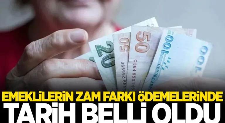 Emeklilerin zam farkı ödemeleri yarın hesaplara yatırılacak