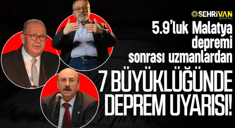 Uzmanlardan 7 şiddetinde deprem uyarısı!